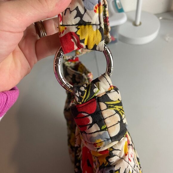 Vera Bradley Poppy Fields Reversible Floral Tote magnetic Purse Shoulder Bag - Picture 2 of 10